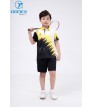 Áo thể thao trẻ em TC-1026  Đen phối vàng